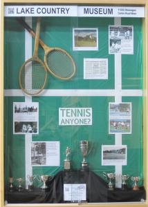 Tennis Anyone? Display at District of Lake Country