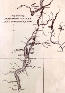 Okanagan Valley Land Company map, 1906