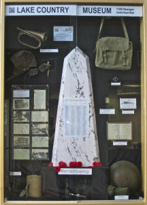 Remembrance Day display