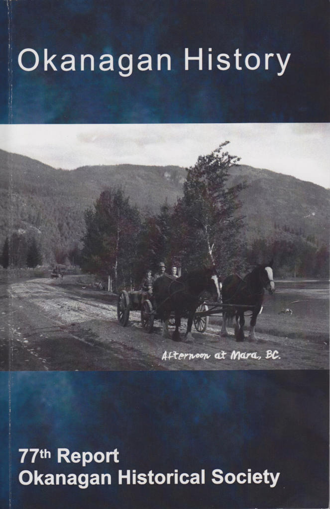 77th Annual Report of the Okanagan Historical Society