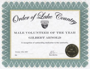 Volunteer Appreciation Certificate