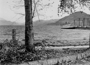 The York after WW1 doing barge duty on Skaha Lake. (Penticton Museum and Archives, 54538)