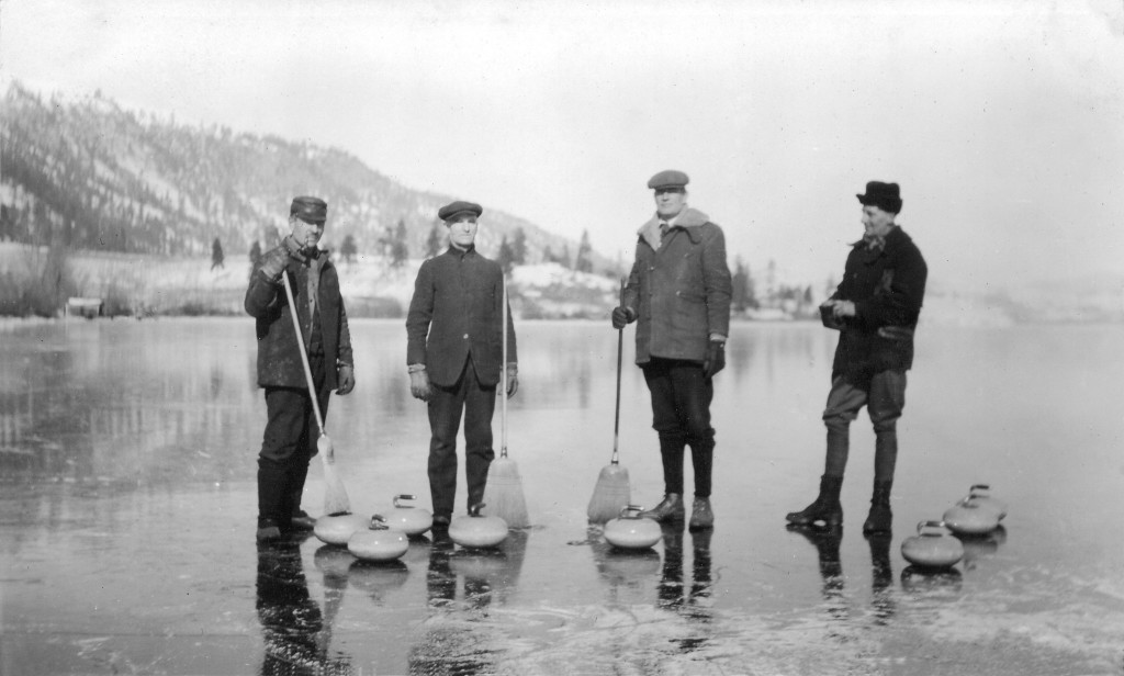 Curling on Kalamalka Lake