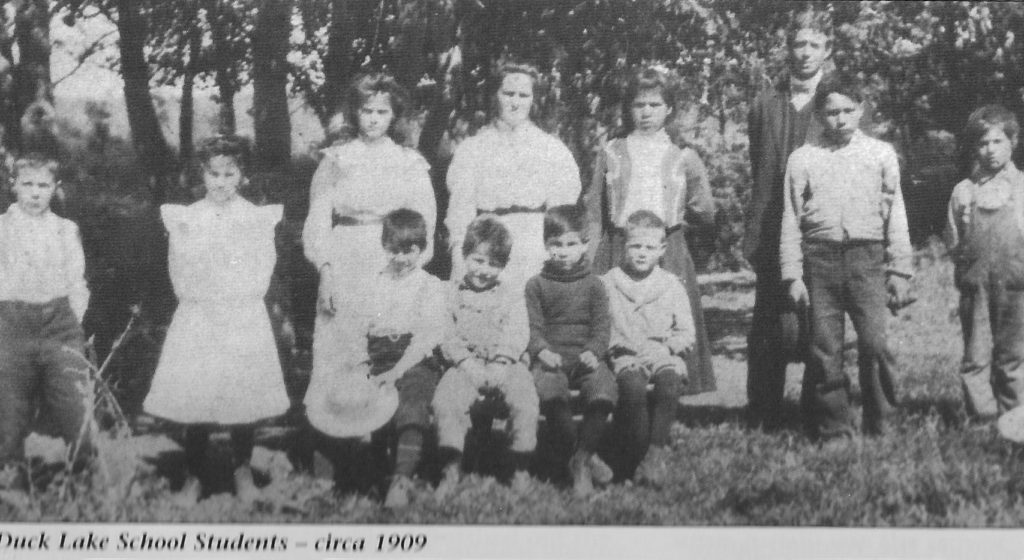 Duck Lake School 1909